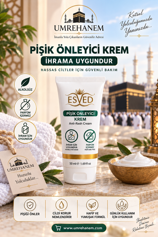 İhrama uygun pişik önleyici krem