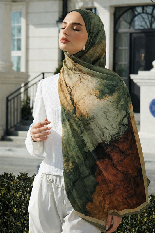 Bursa Umre İpek Şal | Model 2